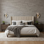 Circular Marble Ring LED Wall Sconce, product view 13