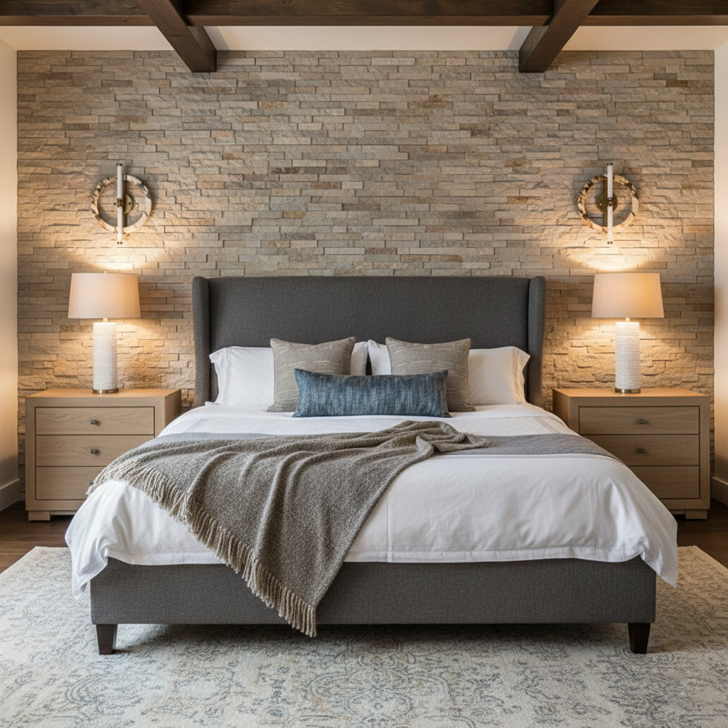 Circular Marble Ring LED Wall Sconce, product view 22