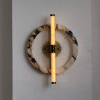 Circular Marble Ring LED Wall Sconce, product view 23