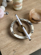 Circular Marble Ring LED Wall Sconce, product view 24