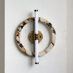 Circular Marble Ring LED Wall Sconce, product view 28