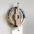 Circular Marble Ring LED Wall Sconce, product view 29
