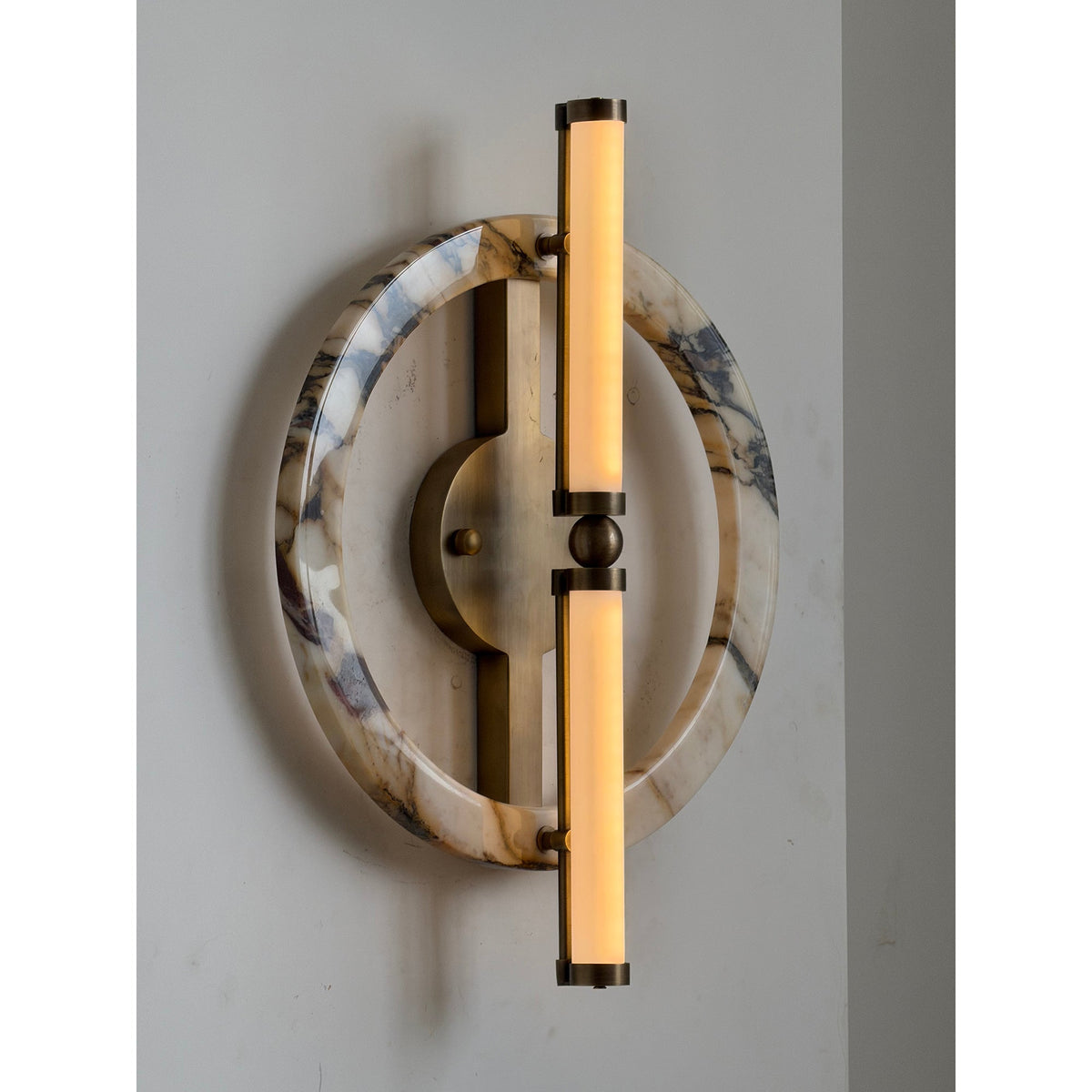 Circular Marble Ring LED Wall Sconce, product view 32