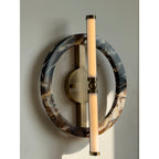 Circular Marble Ring LED Wall Sconce, product view 33