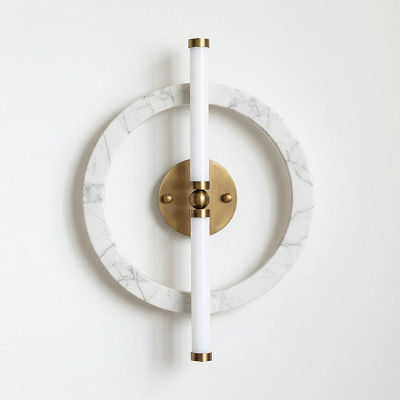 Circular Marble Ring LED Wall Sconce, product view 37
