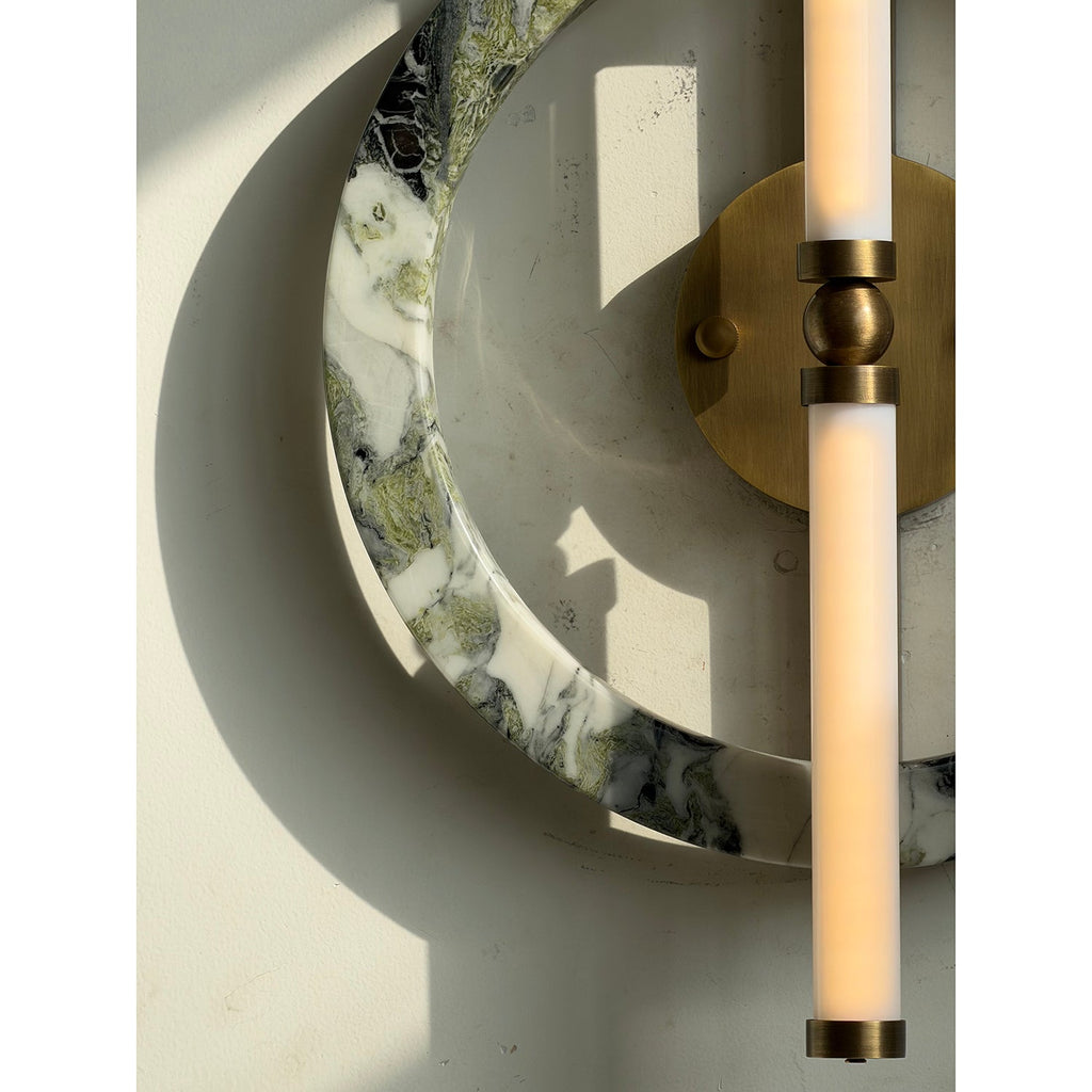 Circular Marble Ring LED Wall Sconce, product view 40
