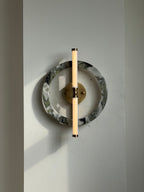 Circular Marble Ring LED Wall Sconce, product view 43