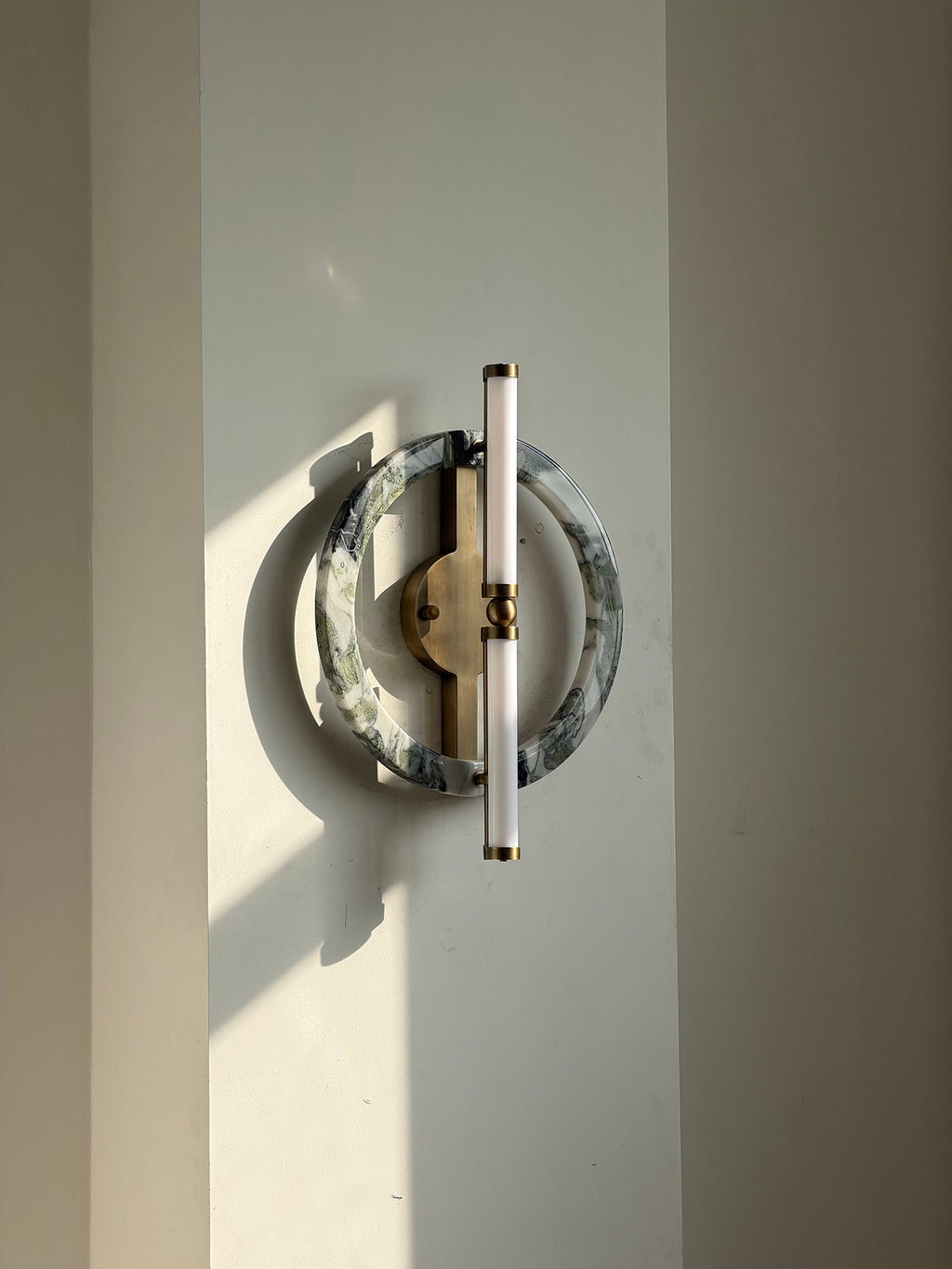 Circular Marble Ring LED Wall Sconce, product view 44