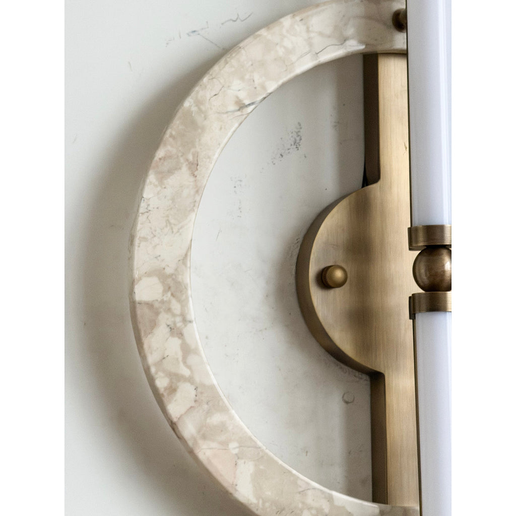 Circular Marble Ring LED Wall Sconce, product view 46