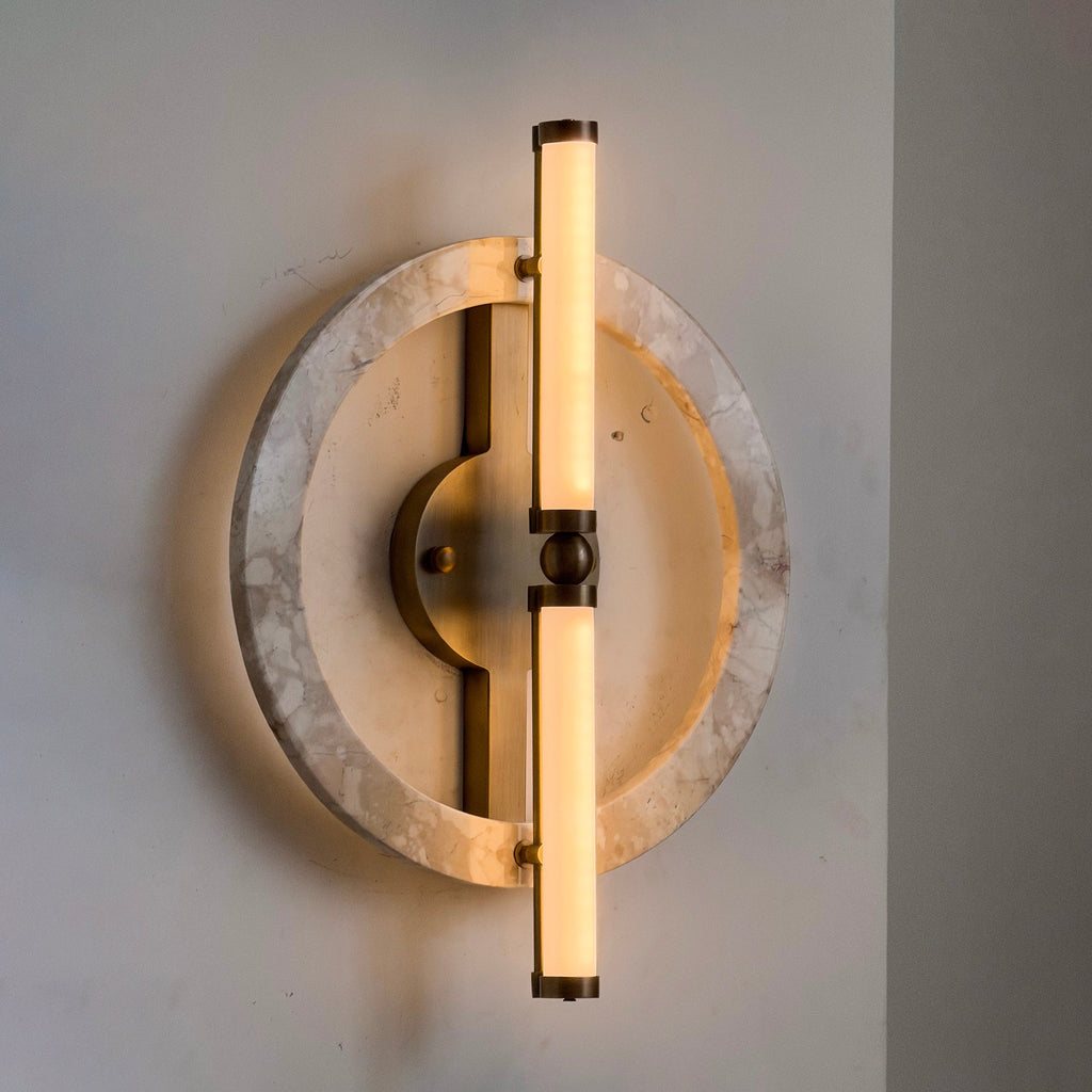 Circular Marble Ring LED Wall Sconce, product view 47