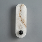 Contemporary Capsule Alabaster Wall Light by Bling Lighting Studio