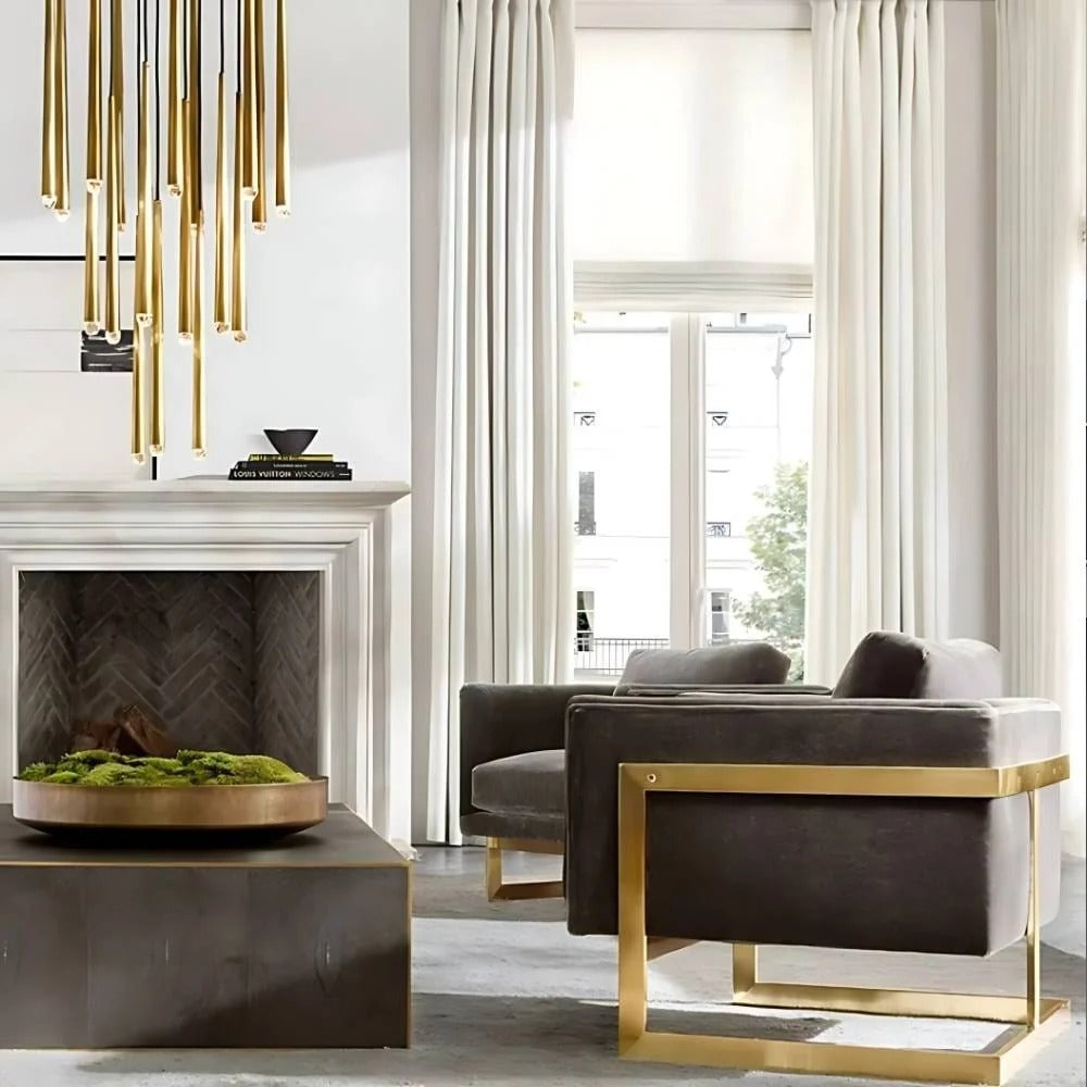 Contemporary Chandelier for High Ceiling Living Room & Foyer chandelier in a tall interior