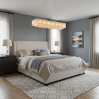 Contemporary Alabaster Cascade Tiered Chandelier product image