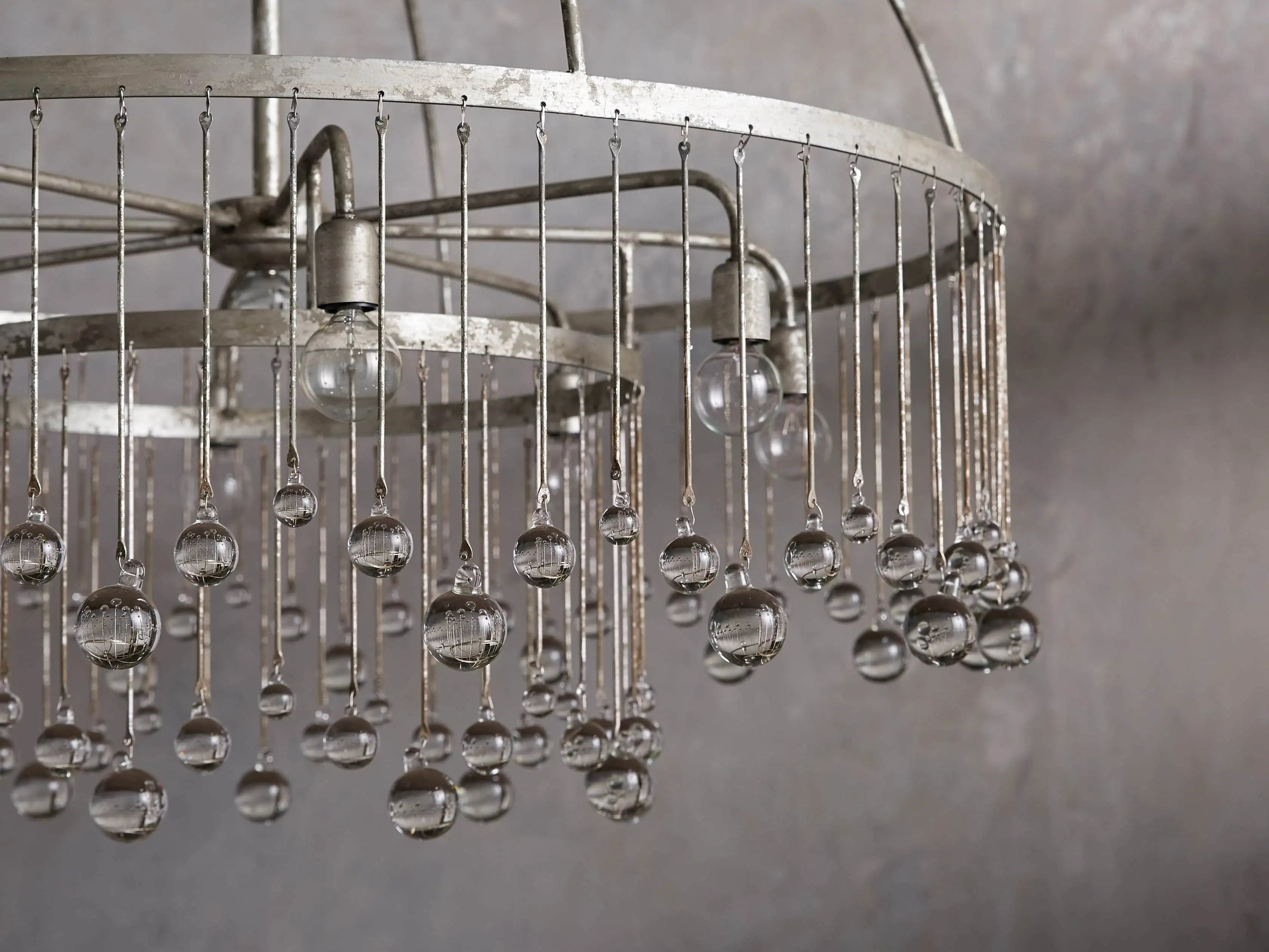 Contemporary Aubrey Crystal Ball Round Chandelier 5 Light / 8 Light product image