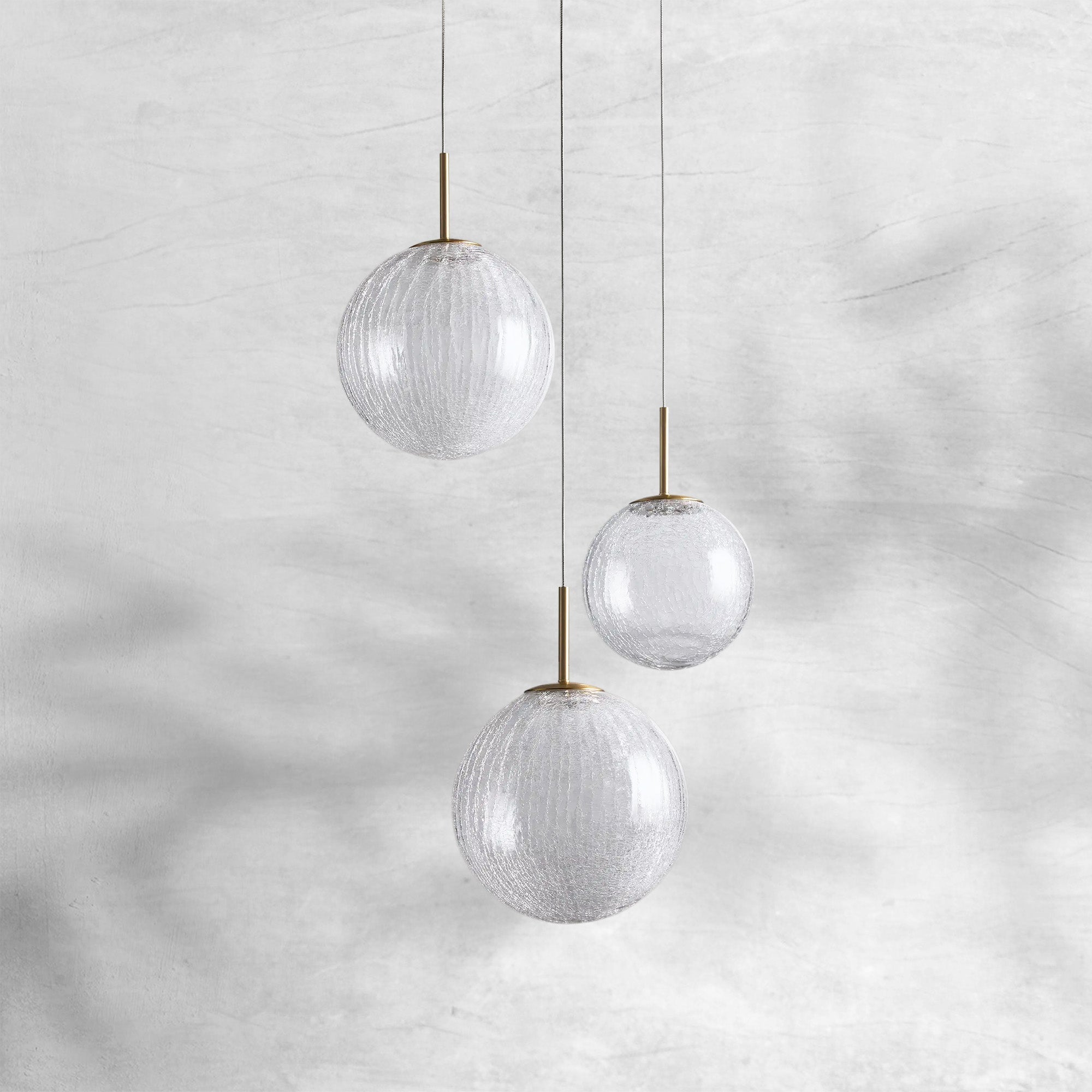 Contemporary Casen Glass Round Chandelier 20"28"34"43" product image