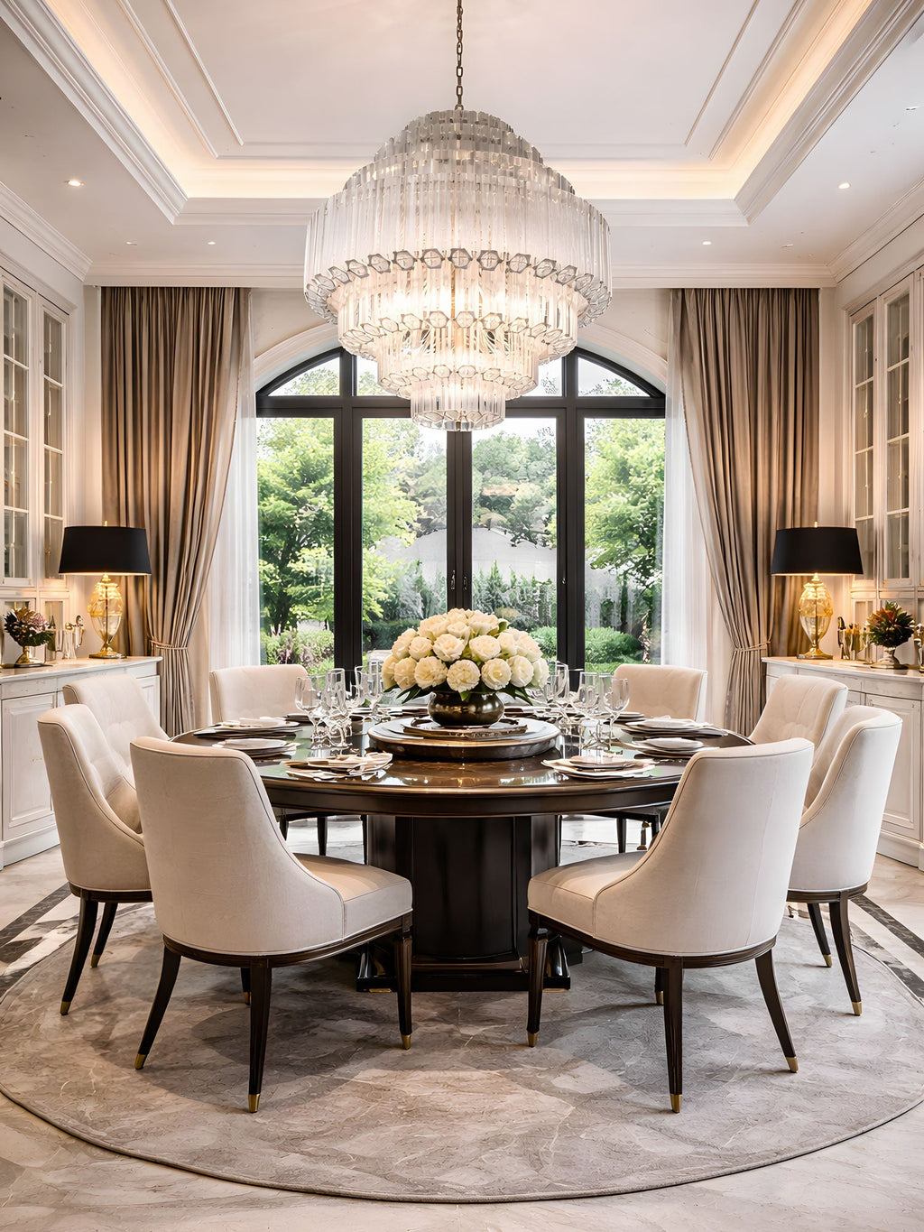 Contemporary Clear Grande Palermo Chandelier product image