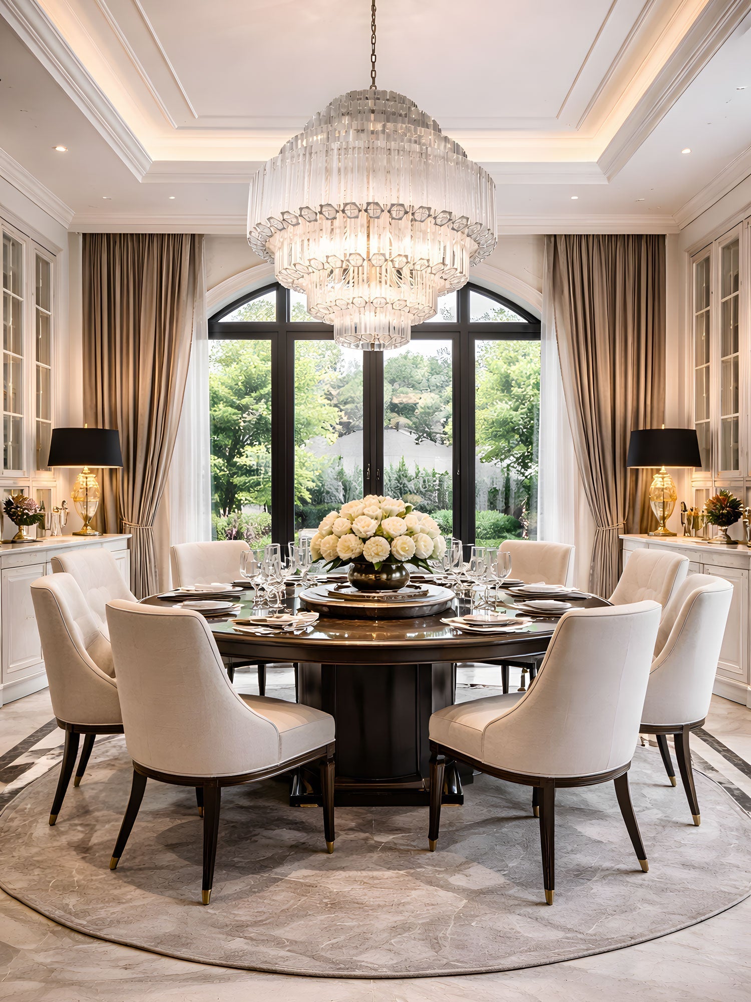 Contemporary Clear Grande Palermo Chandelier product image