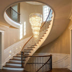 Crystal Spiral Wave Chandelier product image