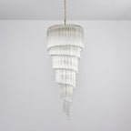 Crystal Spiral Wave Chandelier product image