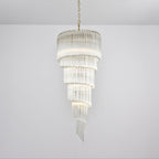 Crystal Spiral Wave Chandelier product image