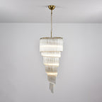 Crystal Spiral Wave Chandelier product image