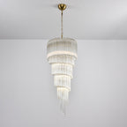 Crystal Spiral Wave Chandelier product image