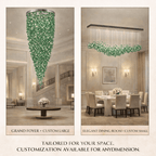 Crystal Stone Chandelier