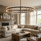 CrystalRay Linear Chandelier Series by Bling Lighting Studio