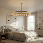 CrystalRay Linear Chandelier Series by Bling Lighting Studio