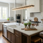 CrystalRay Linear Chandelier Series by Bling Lighting Studio