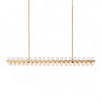 CrystalRay Linear Chandelier Series by Bling Lighting Studio