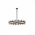 CrystalRay Linear Chandelier Series by Bling Lighting Studio