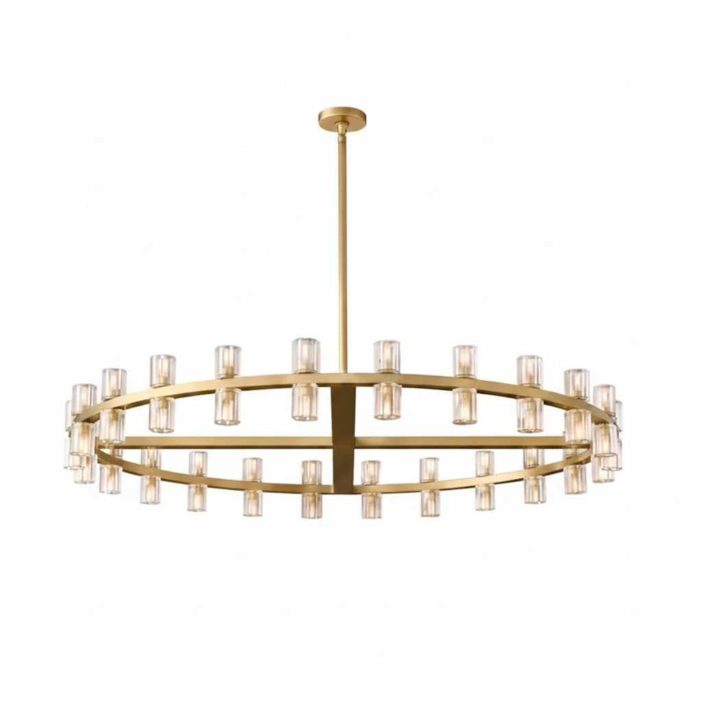 CrystalRay Linear Chandelier Series by Bling Lighting Studio