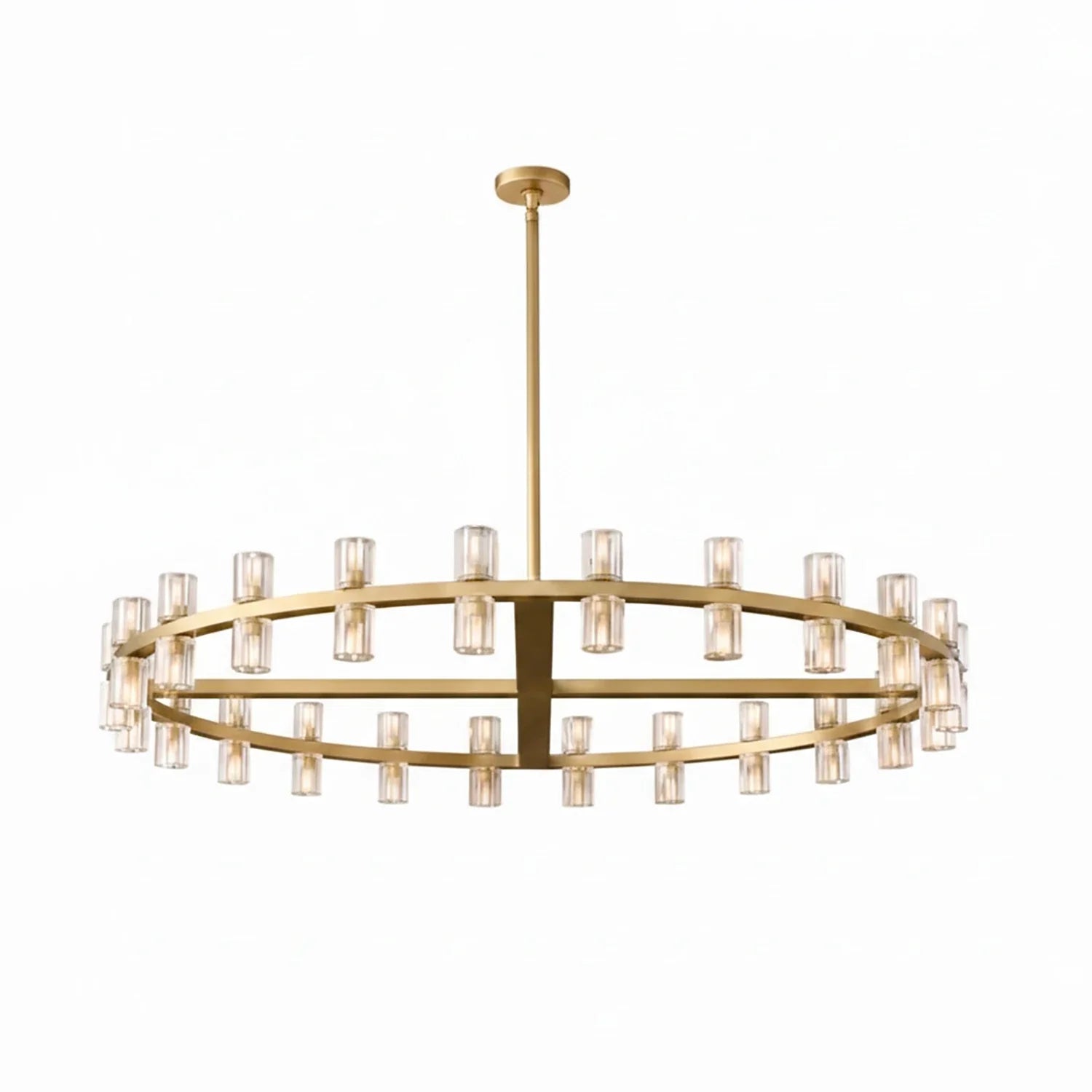 CrystalRay Linear Chandelier Series by Bling Lighting Studio