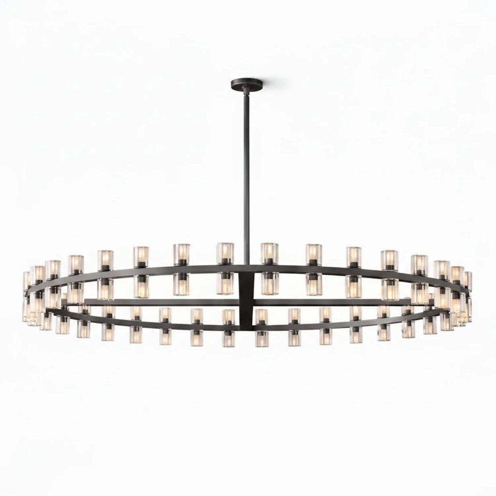 CrystalRay Linear Chandelier Series by Bling Lighting Studio