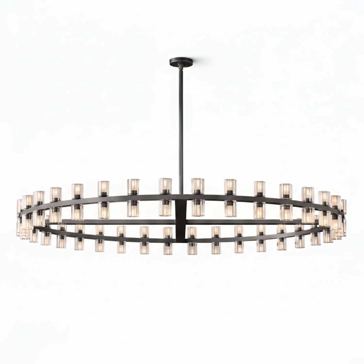 CrystalRay Linear Chandelier Series by Bling Lighting Studio