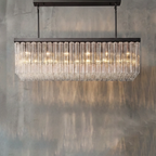 Murano Star Glass Brass Pendant Light by Bling Lighting Studio