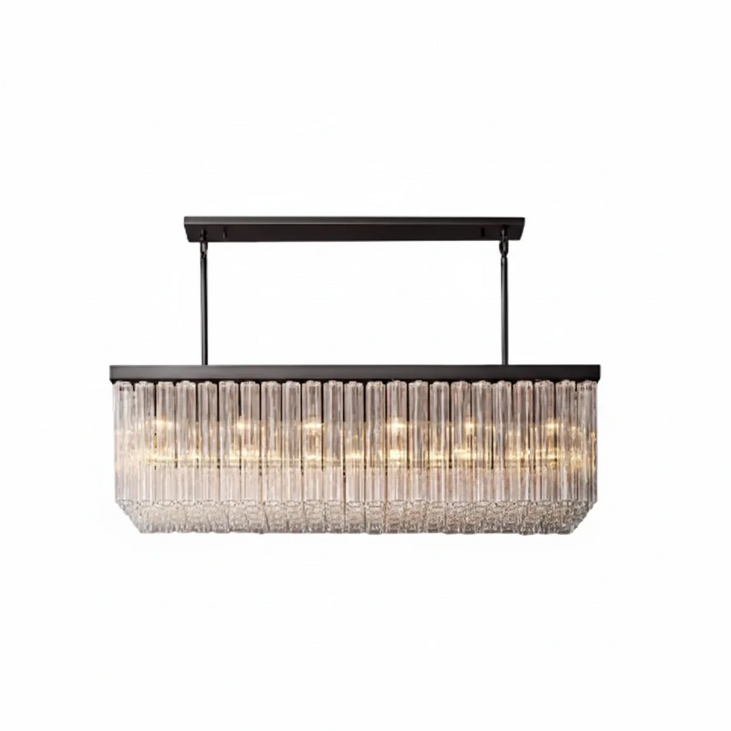 Murano Star Glass Brass Pendant Light by Bling Lighting Studio