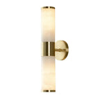 Cylindrical Lampatrin Alabaster Wall Lamp, modern alabaster pendant light double vertical | Bling Lighting Studio