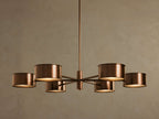 Daphne Metal Round Chandelier by Bling Lighting Studio