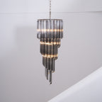 Dark Themed Cascading Rain Chandelier product image