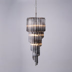 Dark Themed Cascading Rain Chandelier product image