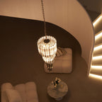 Dark Themed Cascading Rain Chandelier product image