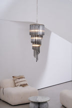 Dark Themed Cascading Rain Chandelier product image