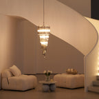 Dark Themed Cascading Rain Chandelier product image