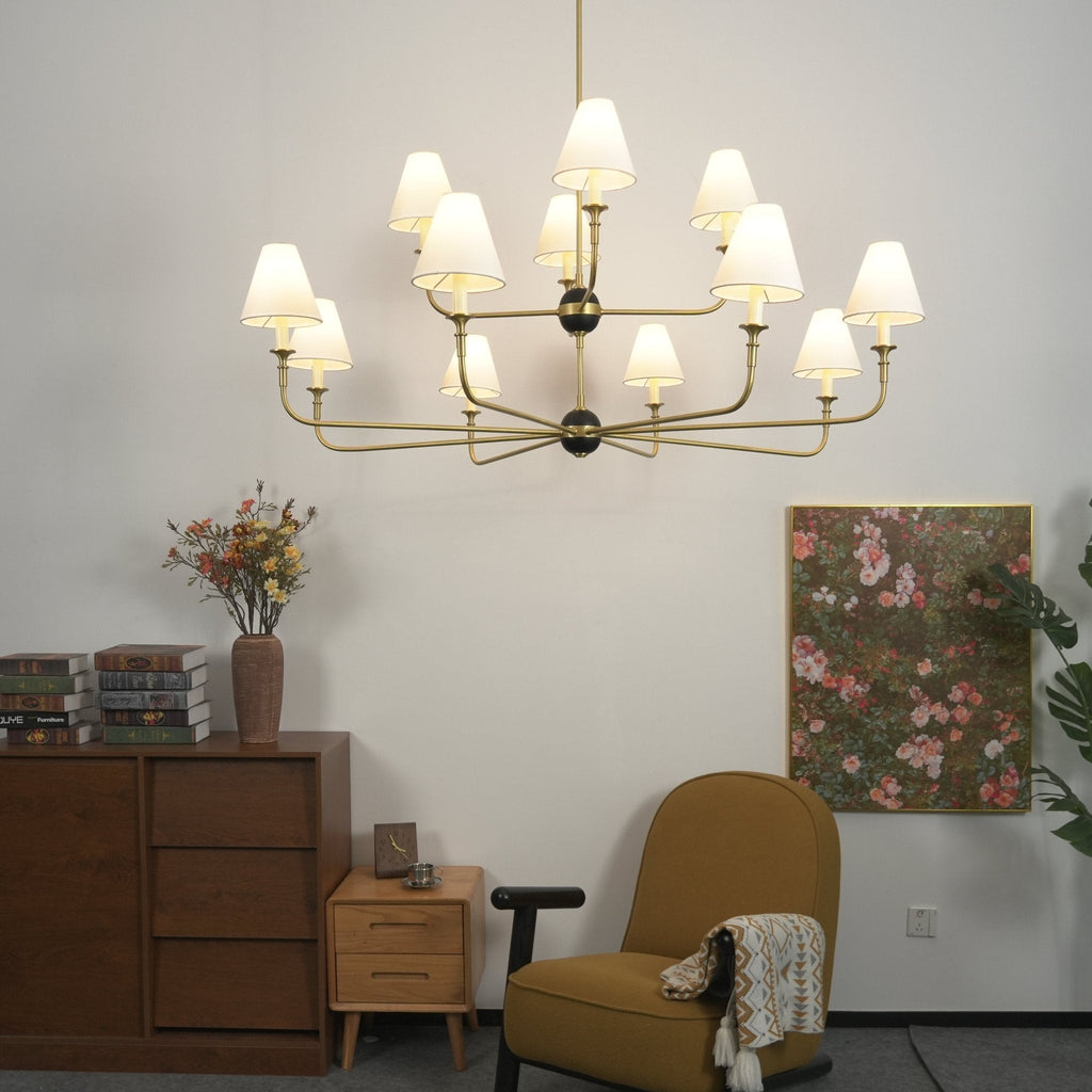 Designer Astris Brass Chandelier product image