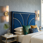 Double-Head Alabaster Wall Sconce by Bling Lighting Studio