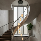 Egg-Shaped Alabaster Chandelier by Bling Lighting Studio