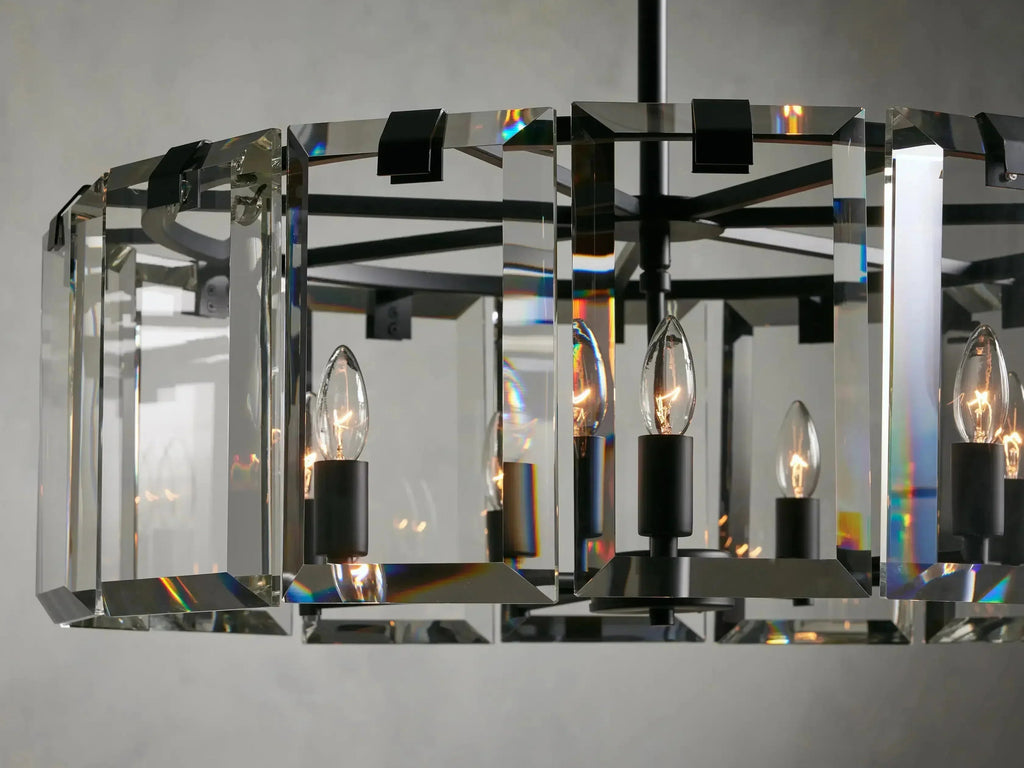 Elegant Amaya Round Chandelier 30" 38" 48" product image