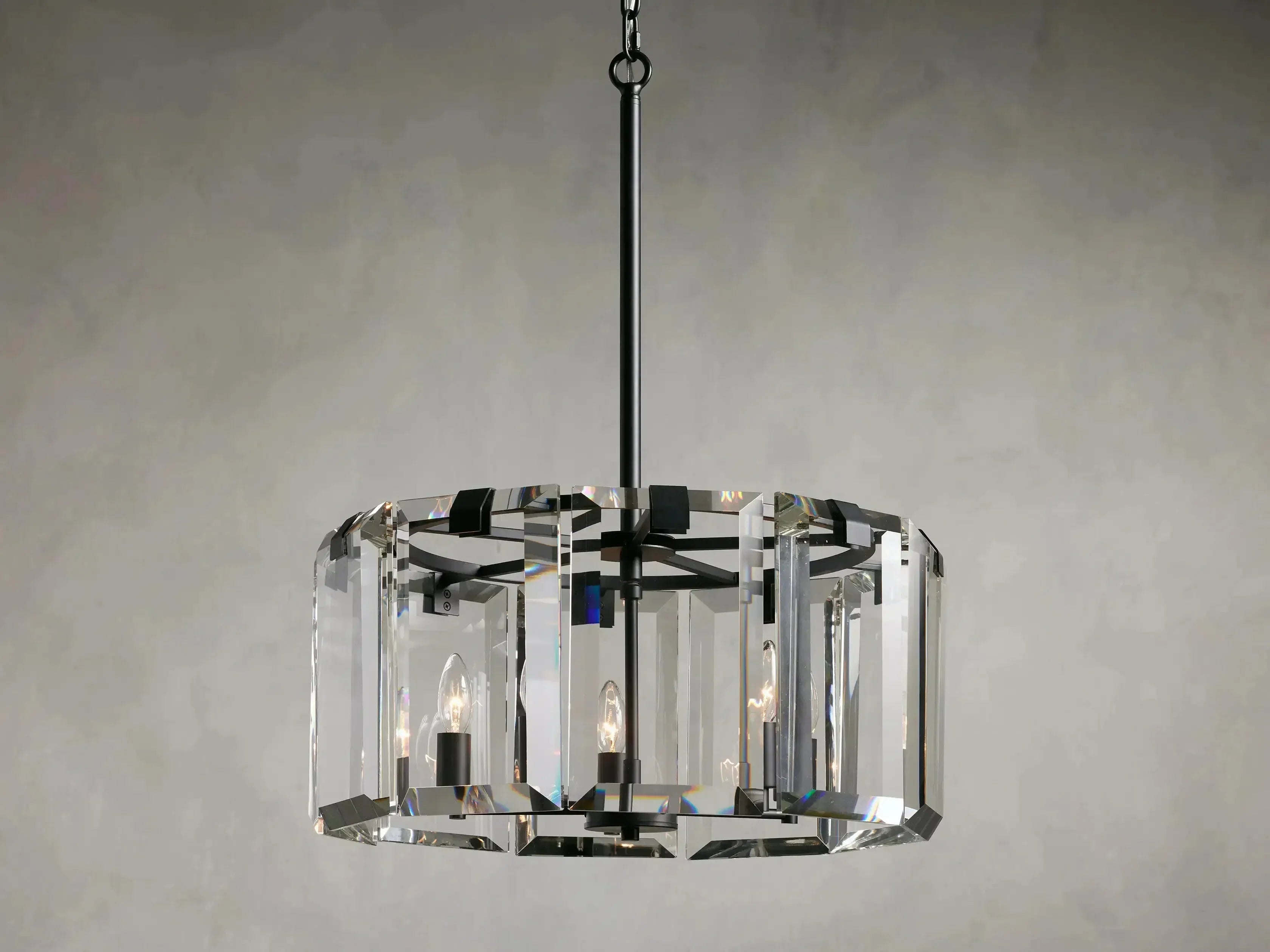 Elegant Amaya Round Chandelier 30" 38" 48" product image